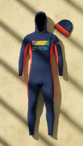 Insulated Surf Wetsuit with Logo Patch