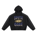 Unisex Boxy Piping Fleece Hoodie