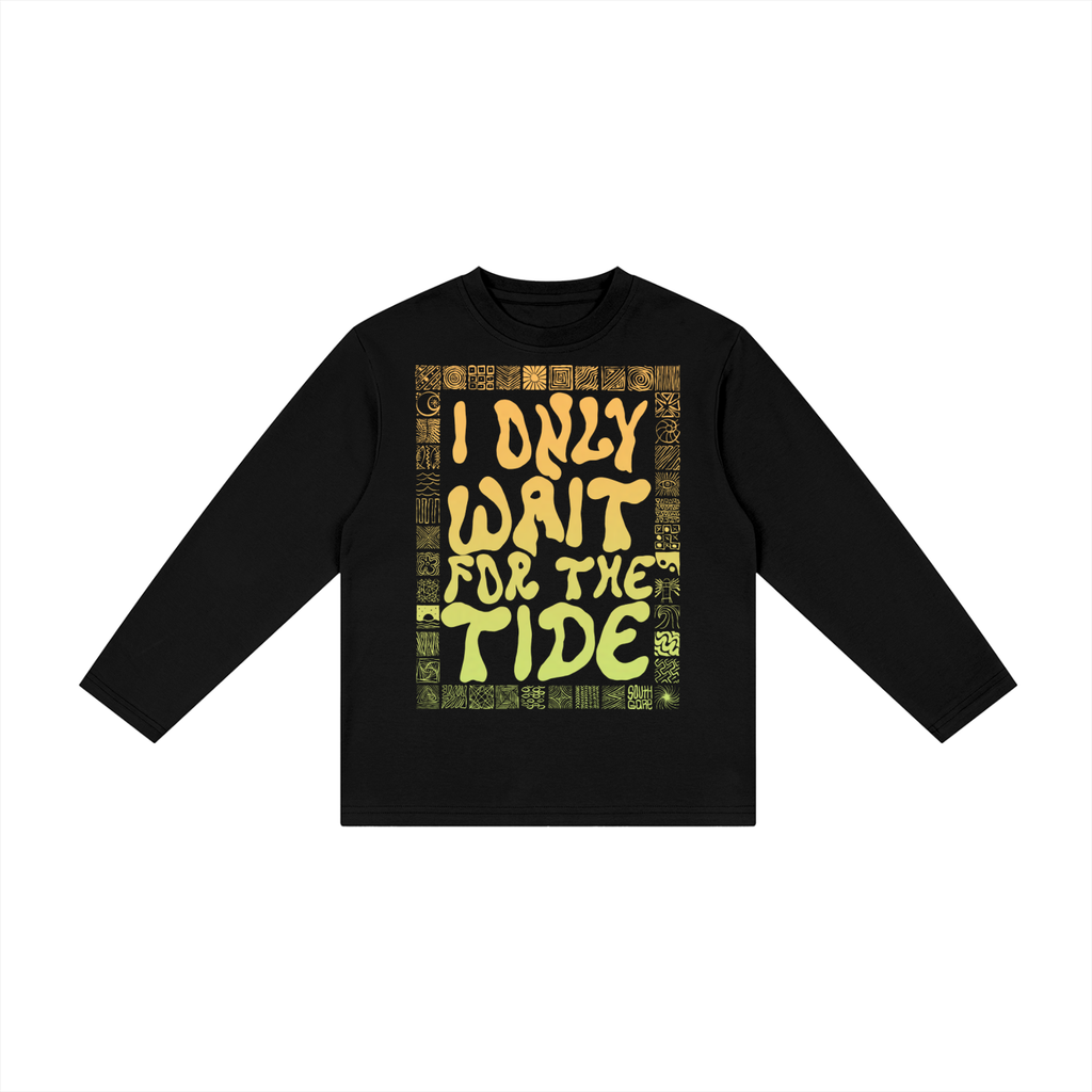 Kid's Drop Shoulder Long Sleeve T-Shirt