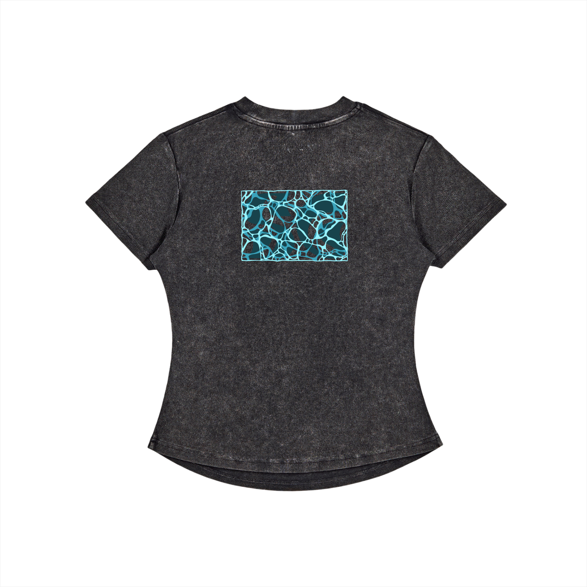 Vintage Washed Bodycon Cotton T-Shirt